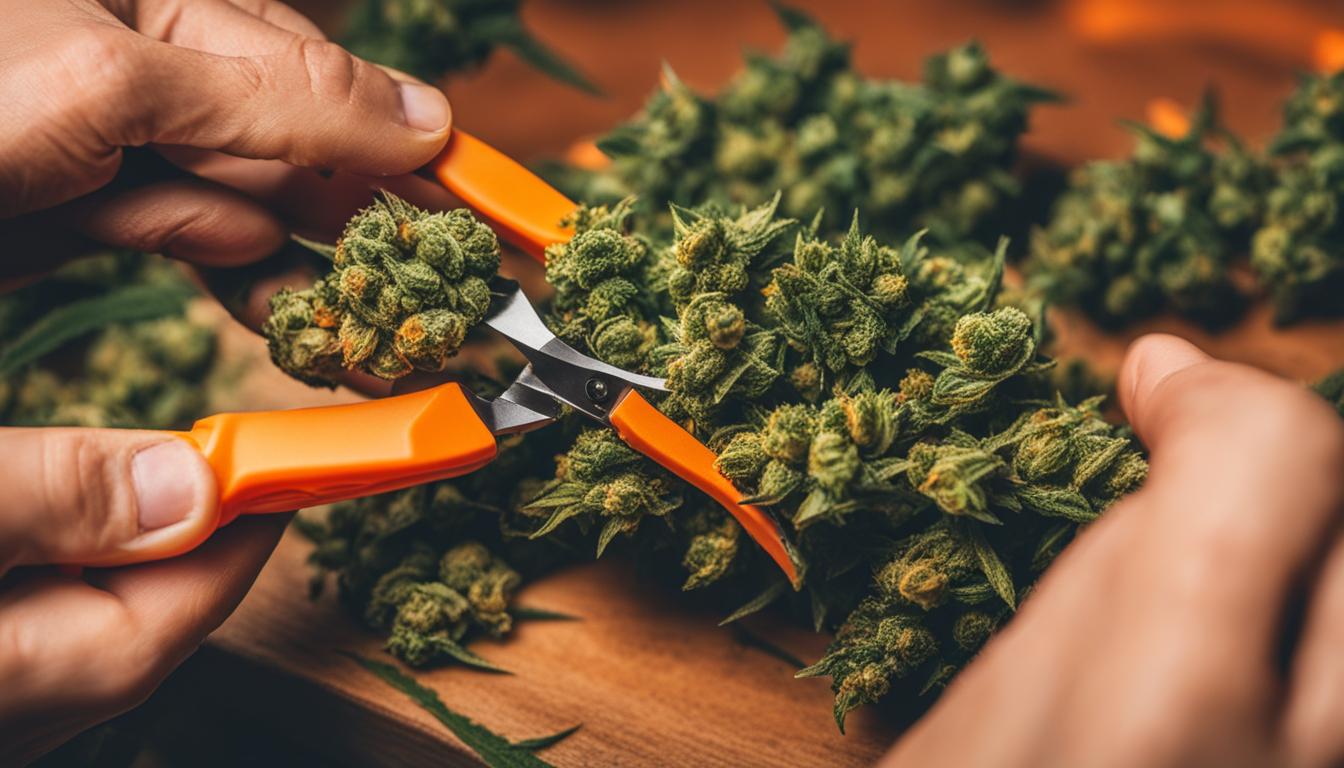 What Are the Steps for Properly Trimming Cannabis Buds?
