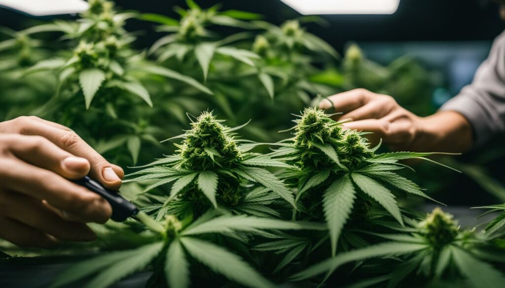cannabis plant care
