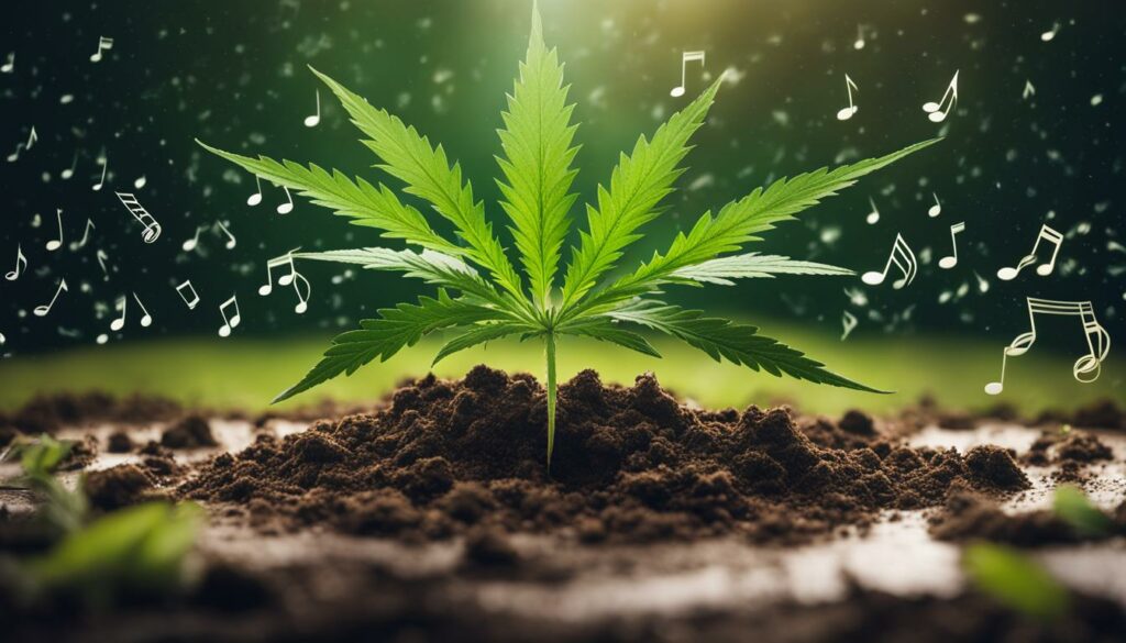 how music affects plant growth