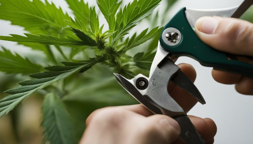 how to prune cannabis