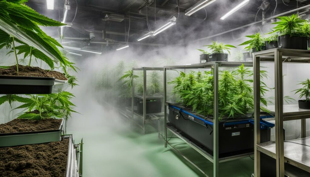 humidity control in cannabis grow rooms