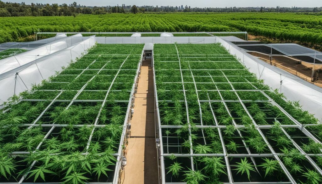 precision irrigation in cannabis cultivation image