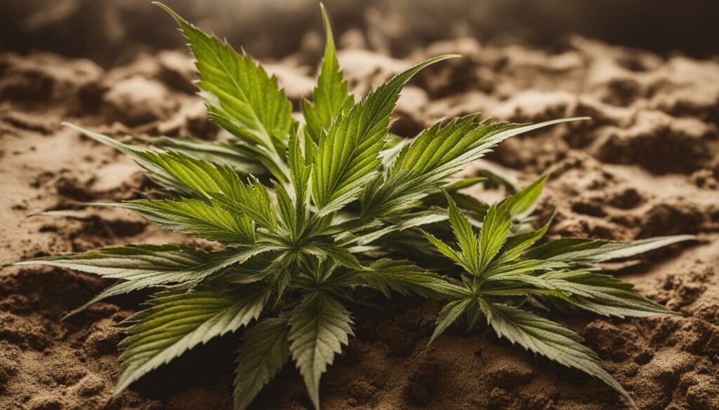 signs of thirsty cannabis plants